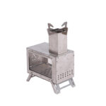 wood stove with cooktop