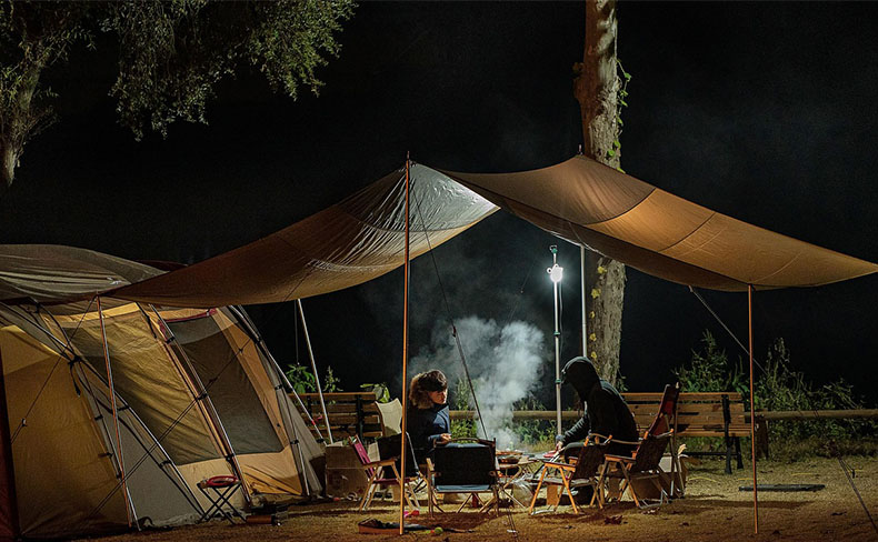 Hot tent stove